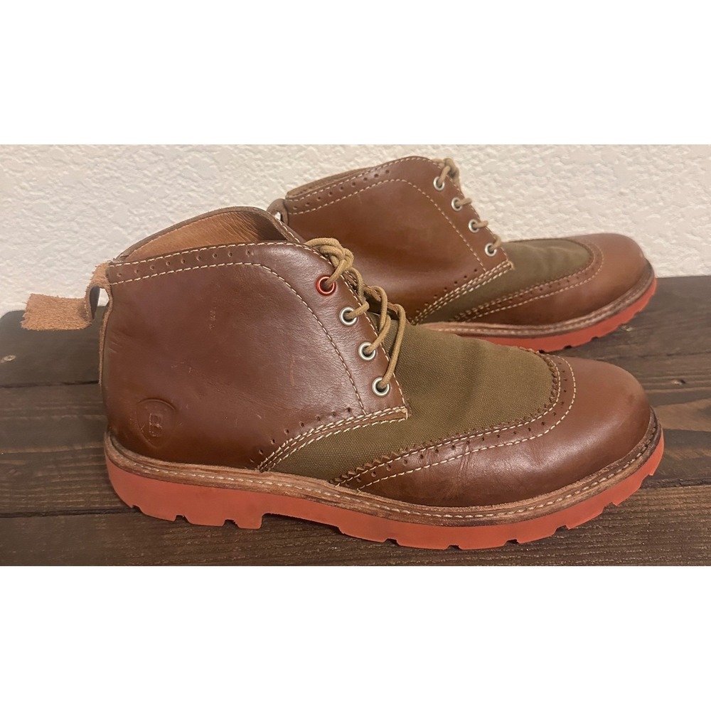 Boston Boot Co Newbury Wingtip Chukka Boots Sz 8.5 business casual academia